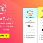 دانلود افزونه وردپرس Pricing Table - ساخت جدول حرفه‌ای وردپرس