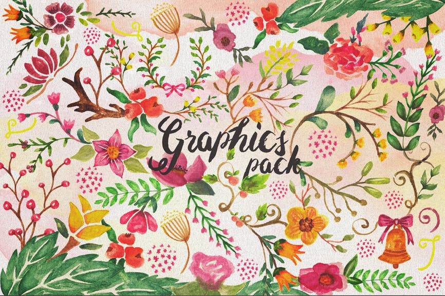 دانلود مجموعه 40 تصویر با طرح گل