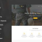 دانلود قالب سایت Cobuild - قالب HTML ساخت و ساز صفحه فرود