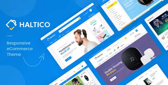 دانلود قالب پرستاشاپ Haltico - پوسته فروشگاهی چند‌ منظوره پرستاشاپ