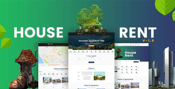 دانلود قالب وردپرس HouseRent - پوسته املاک و مسکن وردپرس | پوسته HouseRent