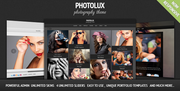 دانلود قالب وردپرس Photolux - پوسته عکاسی وردپرس | پوسته Photolux