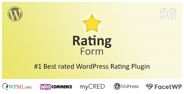 دانلود افزونه وردپرس Rating Form - افزونه امتیاز دهی وردپرس | پلاگین Rating Form
