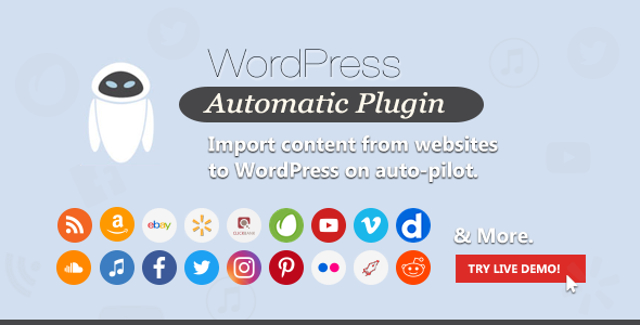 دانلود افزونه وردپرس Wordpress Automatic Plugin - افزونه مدیریت پست اتوماتیک وردپرس | پلاگین Wordpress Automatic