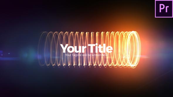 دانلود رایگان پروژه افتر افکت Charging Streaks Title