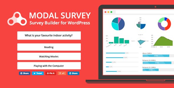 Modal Survey دانلود افزونه وردپرس Modal Survey - افزونه مدیریت و ساخت فرم نظر سنجی | پلاگین Modal Survey