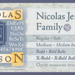 مجموعه فونت های پرمیوم Nicolas Jenson SG - مجموعه کامل