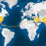 دانلود رایگان پروژه افتر افکت Travel Map - Promo Kit