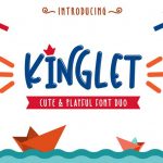 دانلود رایگان مجموعه فونت پرمیوم Kinglet به همراه وب فونت