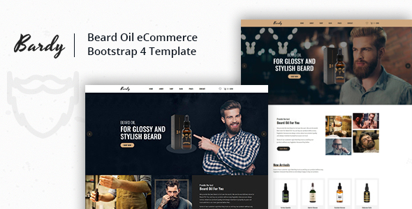 دانلود قالب سایت Bardy - قالب HTML فروشگاهی