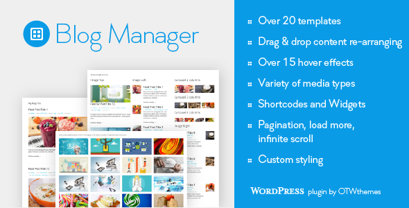 دانلود افزونه وردپرس Blog Manager - افزونه حرفه‌ای مدیریت وبلاگ | پلاگین Blog Manager