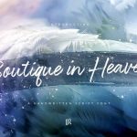 دانلود رایگان مجموعه فونت پرمیوم Boutique in Heaven - به همراه وب فونت ها