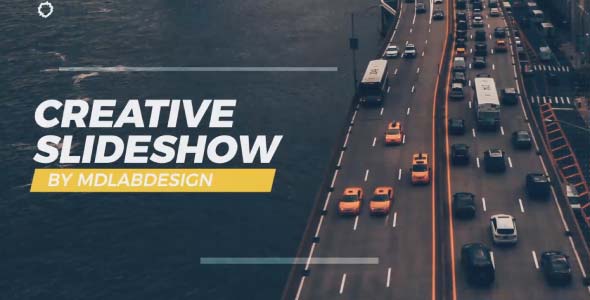 دانلود رایگان پروژه افتر افکت Creative Slideshow