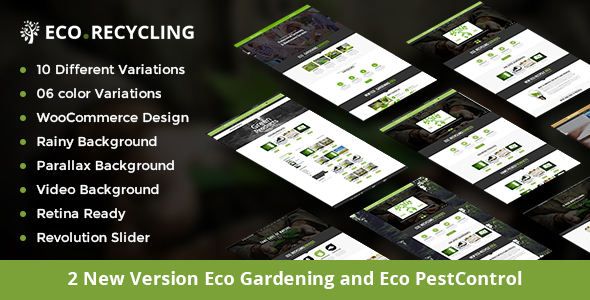 دانلود قالب سایت Eco Recycling - قالب HTML چندمنظوره