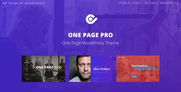 دانلود قالب وردپرس One Page Pro - پوسته کاری و شرکتی وردپرس | پوسته One Page Pro