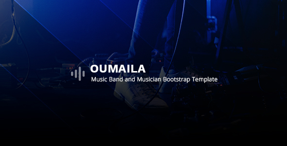 دانلود قالب سایت Oumaila - قالب HTML موزیک و آهنگ