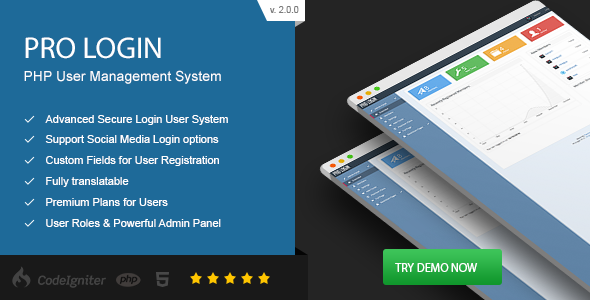 دانلود رایگان اسکریپت Pro Login - سیستم پیشرفته مدیریت کاربران