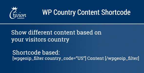 دانلود افزونه وردپرس WP Country Specific Content - نسخه پرمیوم و کامل