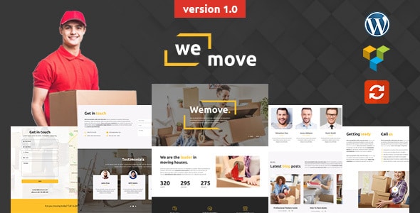 دانلود قالب وردپرس WeMove - پوسته کاری و شرکتی وردپرس | پوسته WeMove