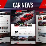 دانلود رایگان پروژه افتر افکت Hi-Tech Logo دانلود قالب PSD جدید Car News - پوسته PSD نمایشگاه ماشین