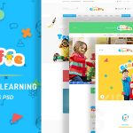 دانلود قالب PSD جدید Giraffe - قالب PSD تحصیلات