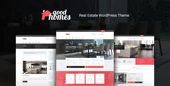 دانلود قالب وردپرس Good Homes - پوسته مشاور املاک وردپرس | پوسته Good Homes
