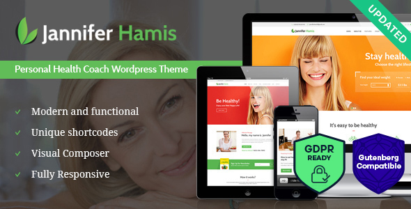 دانلود قالب وردپرس Health Coach - پوسته سلامت و زیبایی وردپرس | پوسته Health Coach