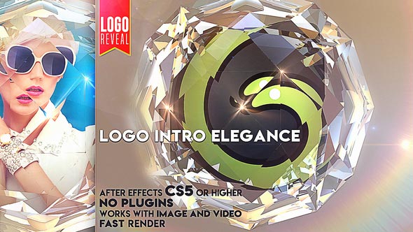 دانلود رایگان پروژه افتر افکت Logo Intro Elegance