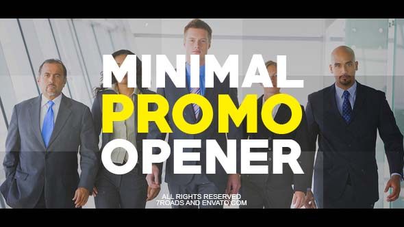 دانلود رایگان پروژه افتر افکت Minimal Promo Opener