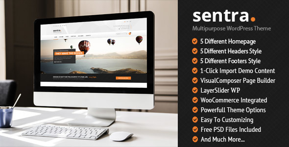 دانلود قالب وردپرس Sentra - پوسته کاری و شرکتی وردپرس | پوسته Sentra