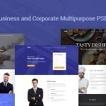 دانلود قالب PSD جدید Stapp - قالب PSD شرکتی و کاری