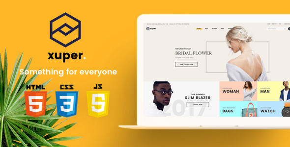 دانلود قالب سایت Xuper - قالب HTML فروشگاهی