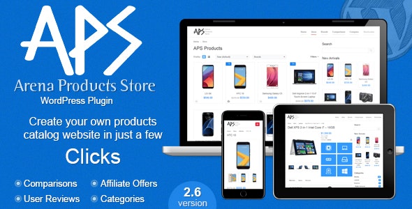 دانلود افزونه وردپرس Arena Products Store