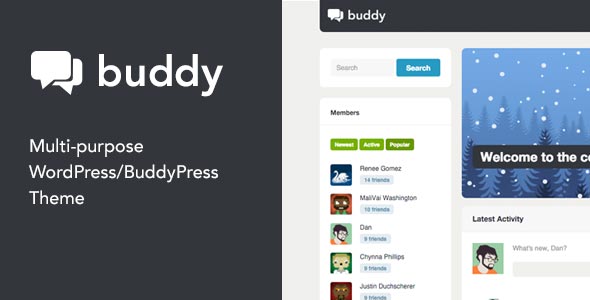 دانلود قالب بادی پرس Buddy – پوسته جامعه مجازی وردپرس | پوسته Buddy
