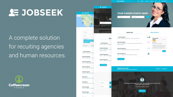 دانلود قالب وردپرس Jobseek - پوسته کاریابی وردپرس | پوسته Jobseek