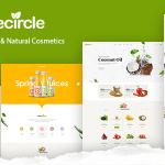 دانلود قالب وردپرس NatureCircle - پوسته فروشگاه ارگانیک وردپرس | پوسته NatureCircle