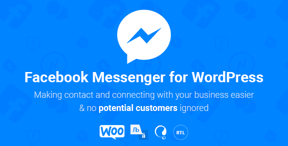 دانلود افزونه وردپرس NinjaTeam Facebook Messenger - افزونه ارسال پیام فیس بوک وردپرس | پلاگین NinjaTeam Facebook Messenger