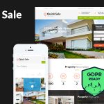 دانلود قالب وردپرس Quick Sale - پوسته مشاور املاک وردپرس | پوسته Quick Sale