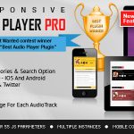 دانلود افزونه وردپرس Responsive HTML5 Audio Player PRO | پلاگین Responsive HTML5 Audio Player PRO