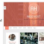 دانلود قالب سایت AH - قالب HTML وبلاگ و رزومه شخصی
