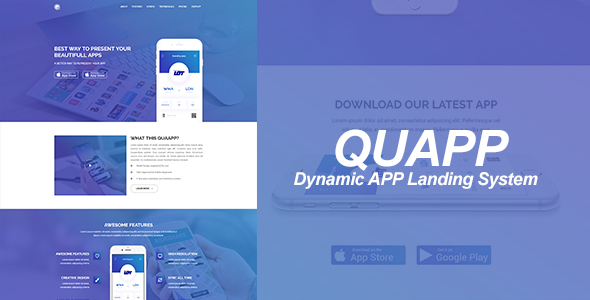 دانلود رایگان اسکریپت QUAPP - راه اندازی برنامه سیستم مدیریت صفحه فرود