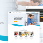 دانلود قالب PSD جدید Refix - قالب PSD شرکت تعمیرات یخچال و فریزر