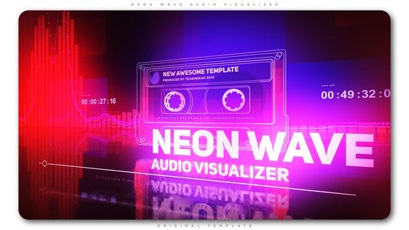 دانلود پروژه افتر افکت Neon Wave Audio Visualizer | ویژوالایزر صوتی Neon Wave 