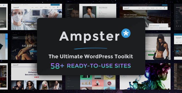 دانلود قالب وردپرس Ampster - پوسته خلاقانه و واکنش گرا وردپرس
