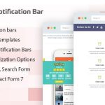 دانلود افزونه وردپرس Apex Notification Bar - پلاگین نوار اعلانات پیشرفته در وردپرس