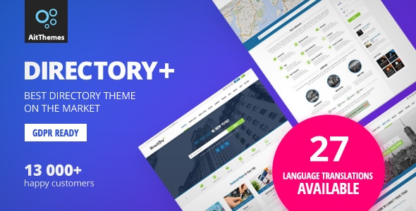 دانلود قالب وردپرس Directory - پوسته حرفه‌ای و پیشرفته دایرکتوری وردپرس