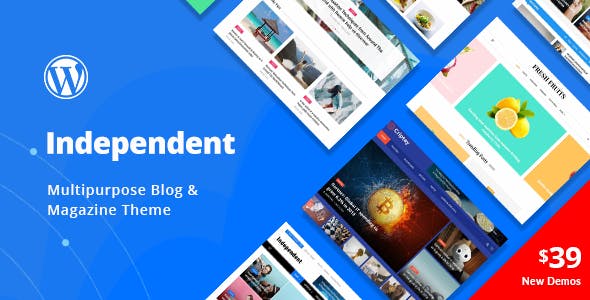 دانلود قالب وردپرس Independent - پوسته چند منظوره وبلاگ و مجله‌ای وردپرس