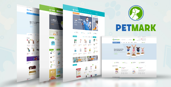 دانلود قالب وردپرس PetMark - پوسته فروشگاه حیوانات خانگی ووکامرس