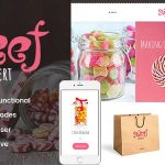 دانلود قالب وردپرس Sweet Dessert - پوسته فروشگاهی دسر و قهوه وردپرس