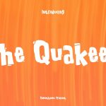دانلود رایگان فونت The Quakeer - Display Font
